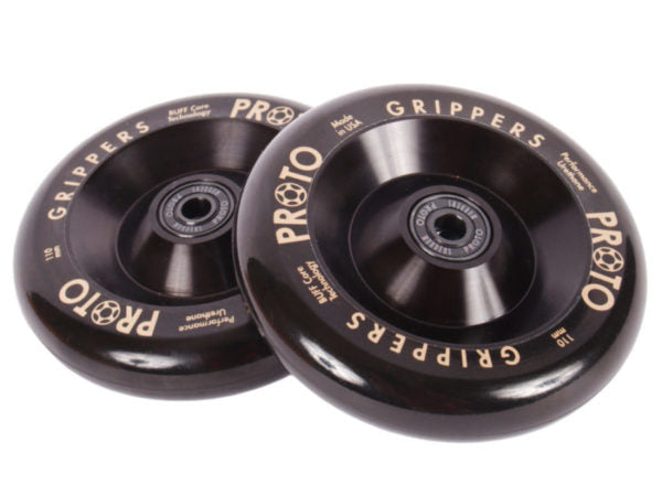 Proto, Proto Wheels Classic Full Core Grippers 110mm - Black (Pair)